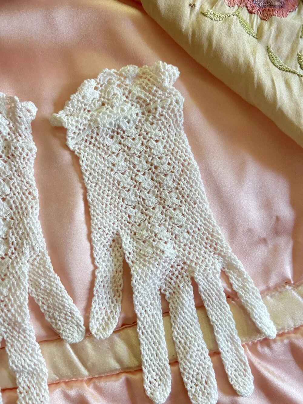 Vintage delicate crochet